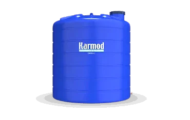 Sıvı depolama için mavi renkli 10 ton plastik dikey su deposu