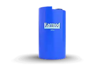 Sıvı depolama için mavi renkli 100 litre plastik dikey su deposu