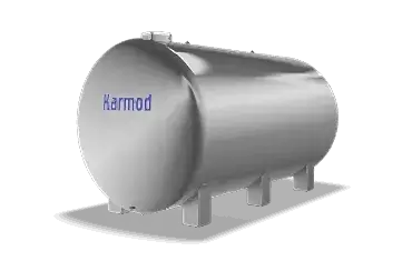 25 Ton Paslanmaz Yatay Su Deposu