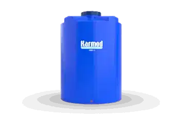 Sıvı depolama için mavi renkli 3 ton plastik dikey su deposu