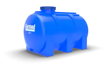 500 Litre Plastik Yatay Su Deposu