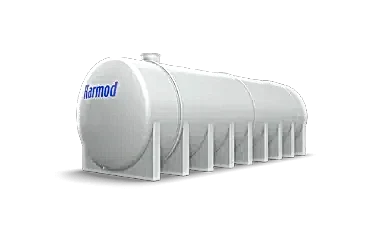 70 Ton Polyester Yatay Su Deposu